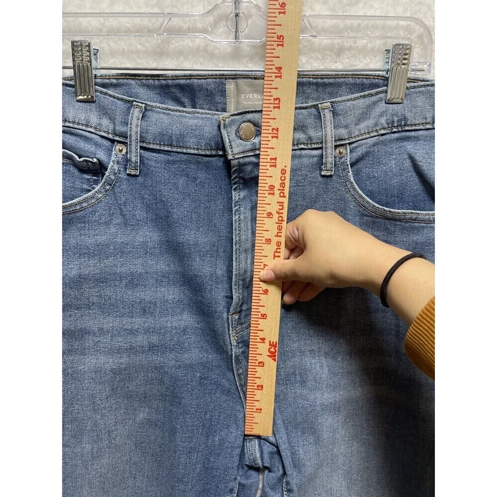 Everlane The Way High Skinny Jeans Women's‎ Size 34 Medium Wash Stretch Classic